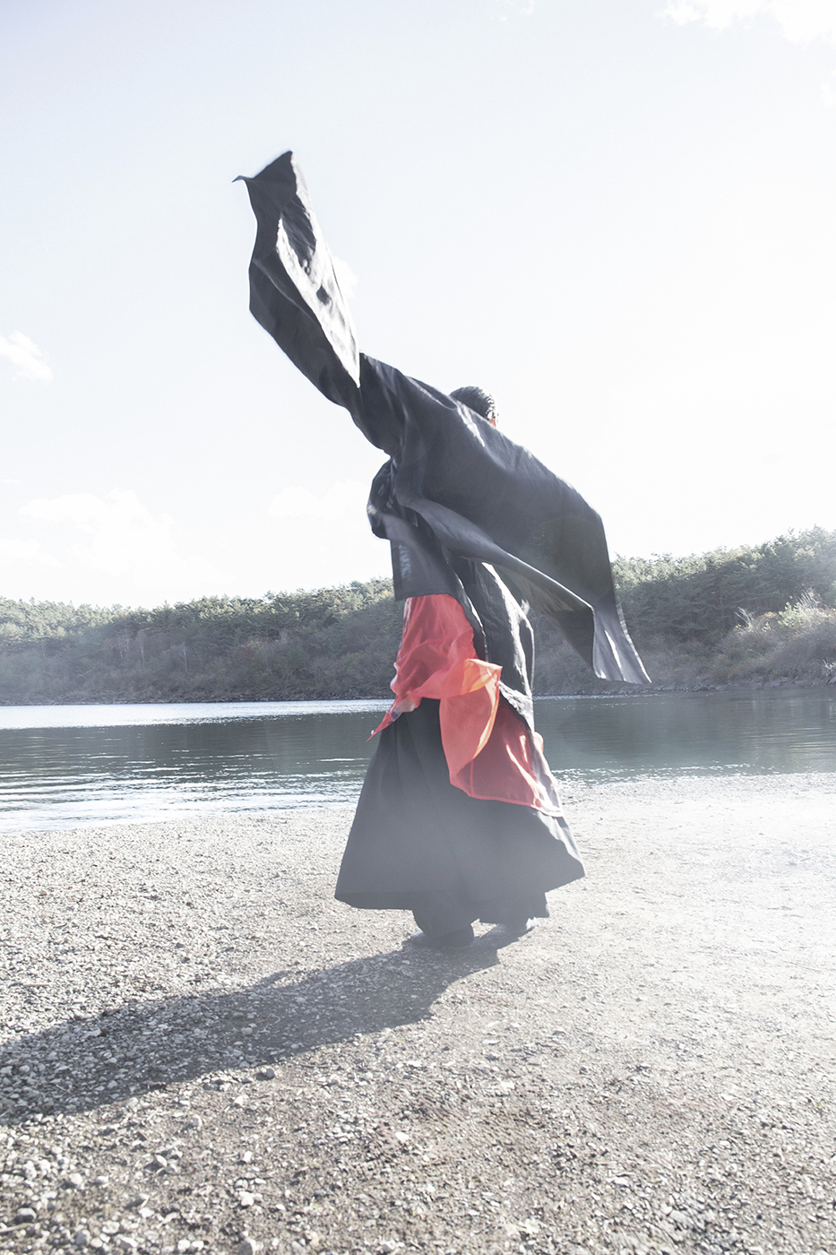 portrait of a dancer shot by Namiko Kitaura