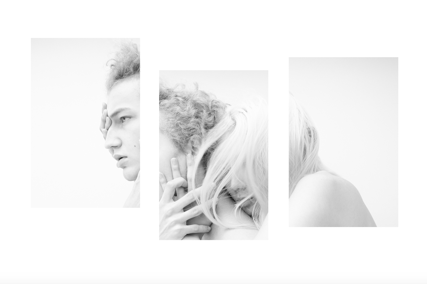 black and white portrait shot by Namiko Kitaura